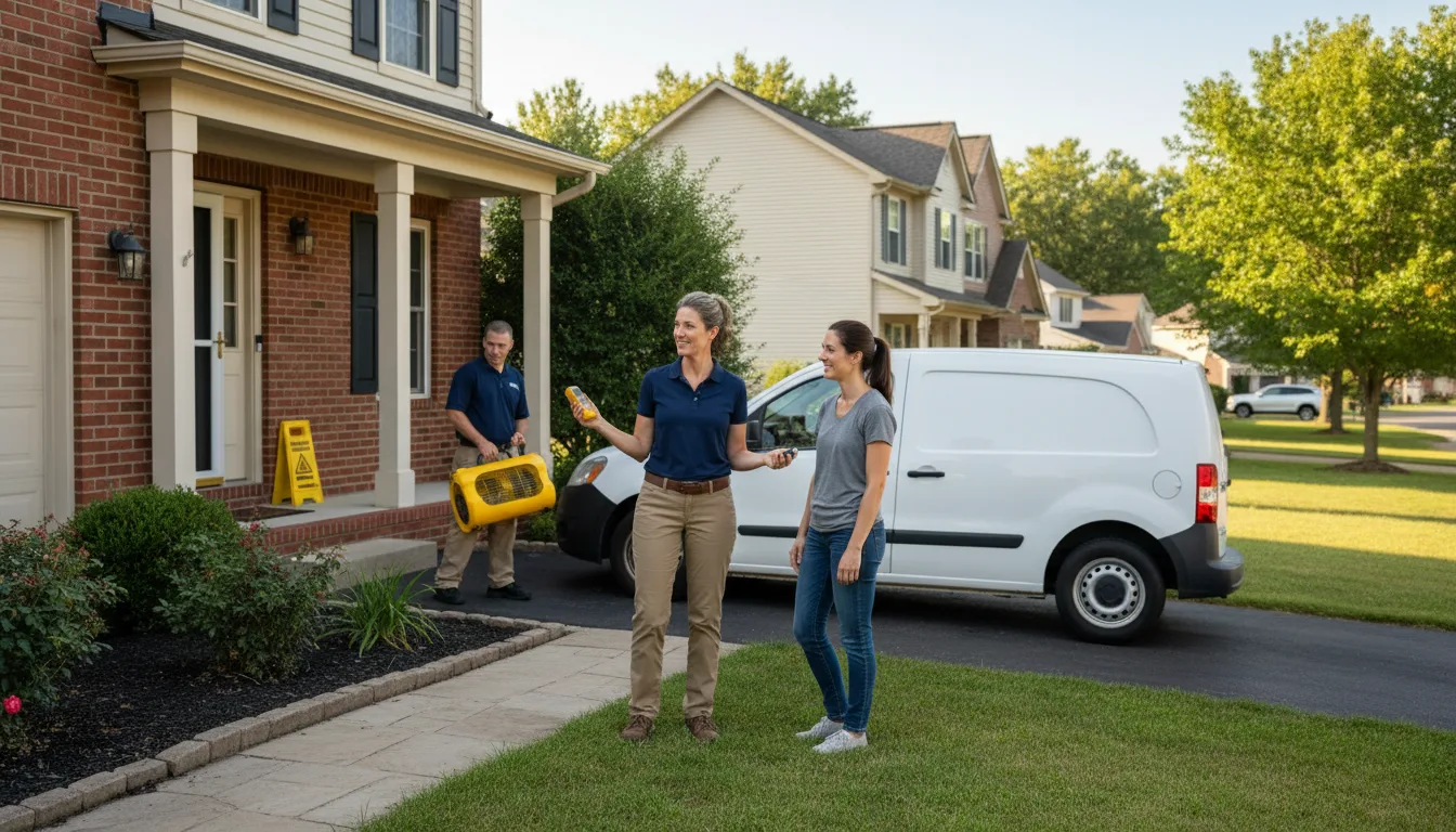 Residential water damage restoration in Cedar Rapids, NE
